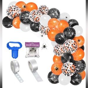 Halloween Decorations Balloon Arch Kit 124 Pcs